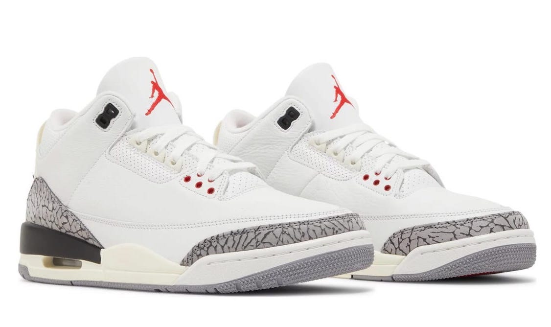 The Air Jordan 3 Retro “White Cement Reimagined” online raffle is now live.  Raffle closes at 4pm Friday, 3/10. Link to the raffle is in…