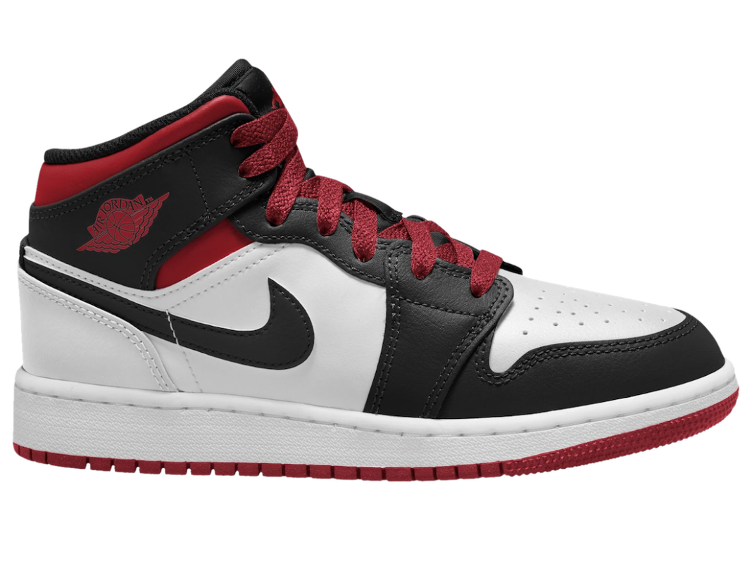 Air Jordan 1 Mid Gs White Gym Red Black Dq8423 106 Release Date Where To Buy Sneakerfiles 1521