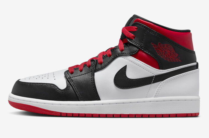 Air Jordan 1 Mid White Gym Red Black DQ8423-106 Release Date | SneakerFiles