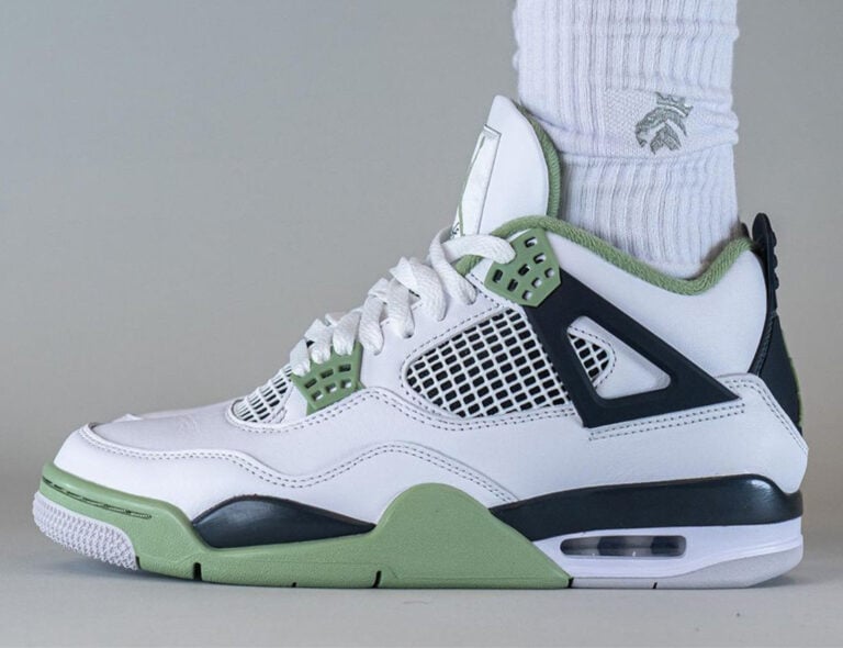 Air Jordan 4 Seafoam Oil Green WMNS AQ9129-103 | SneakerFiles