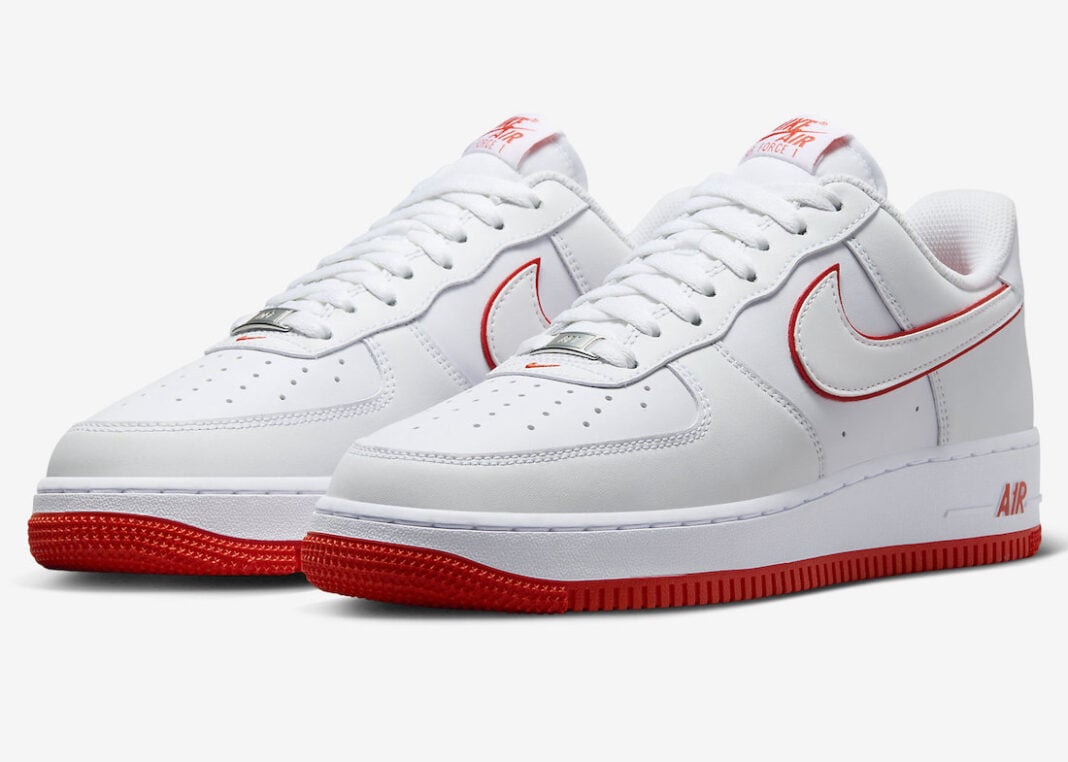 Nike Air Force 1 Low White Picante Red DV0788-102 Release Date ...