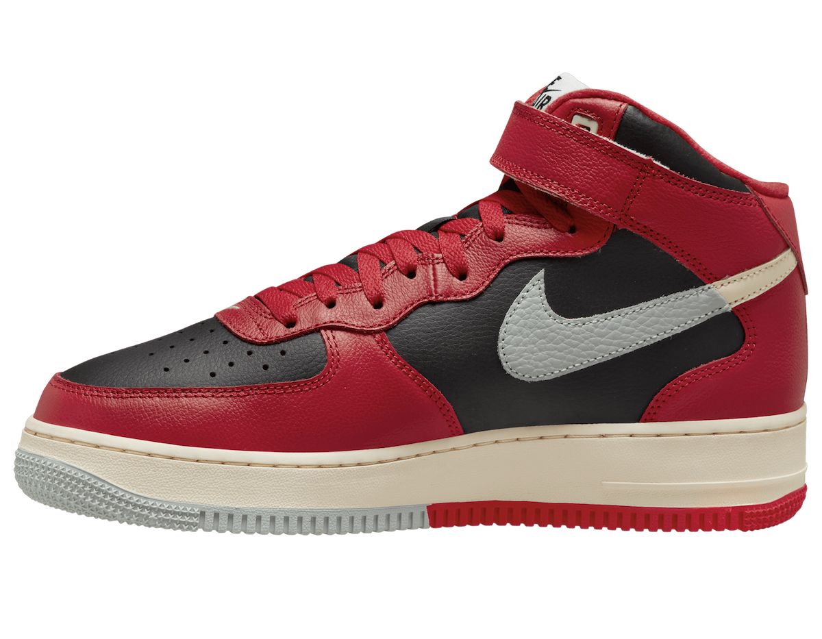 Nike Air Force 1 Mid Split Black Red DZ2554-001 Release Date + Where to ...