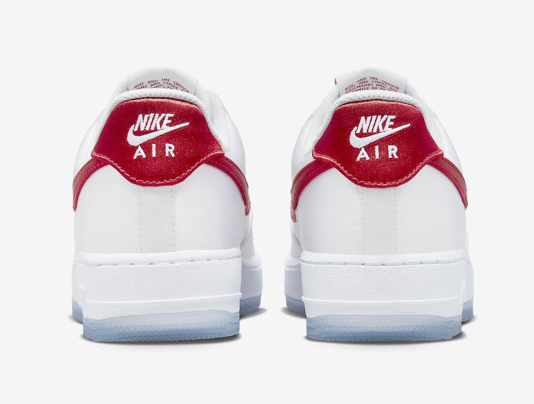 Nike Air Force 1 Low Satin White Red DX6541-100 Release Date + Where to ...