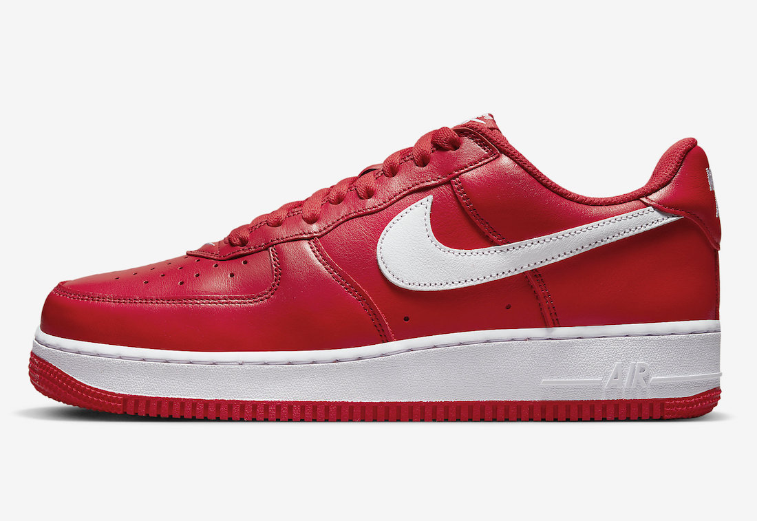 Nike Air Force 1 Low University Red FD7039-600 Release Date + Where to ...