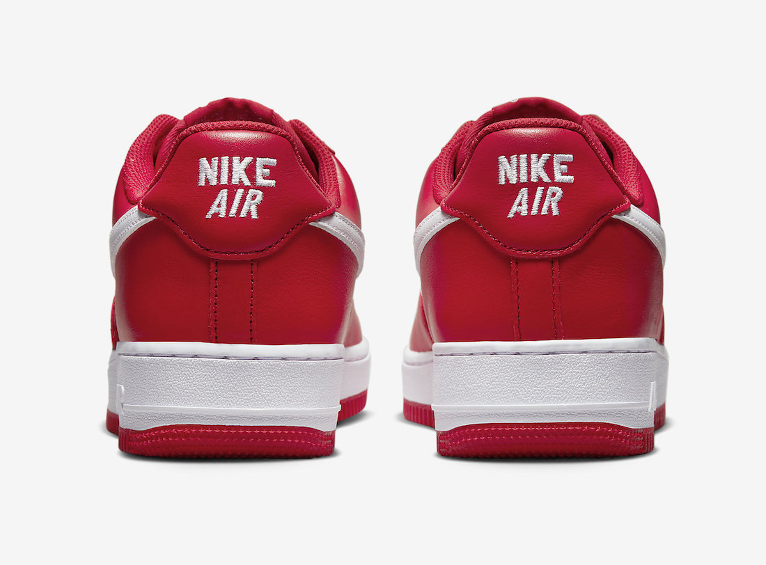 Nike Air Force 1 Low Color of the Month Red White FD7039-600 Release Date Info