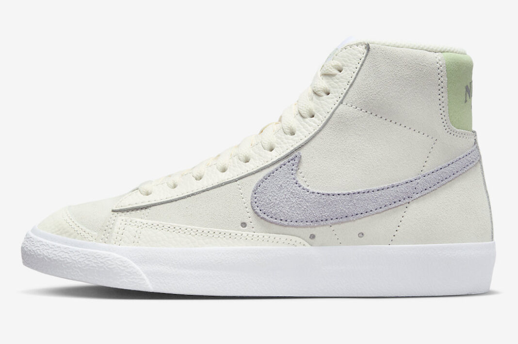 Nike Blazer Mid 77 Pale Ivory Pewter Fn7775 100 Release Date Sneakerfiles 4082