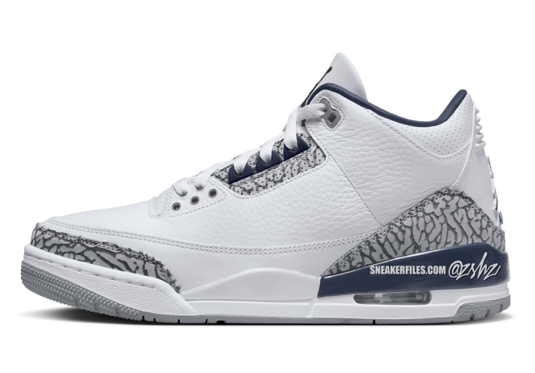 Air Jordan 3 ‘White Navy’ Releasing Spring 2024 Sneakers Cartel