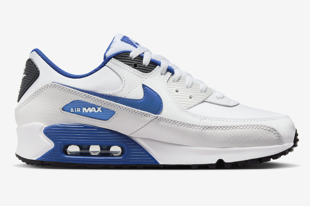 Nike Air Max 90 White Blue Black FN6843-100 Release Date | SneakerFiles