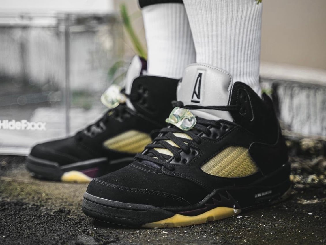 A Ma Maniere Air Jordan 5 Black FD1330-001 Release Date