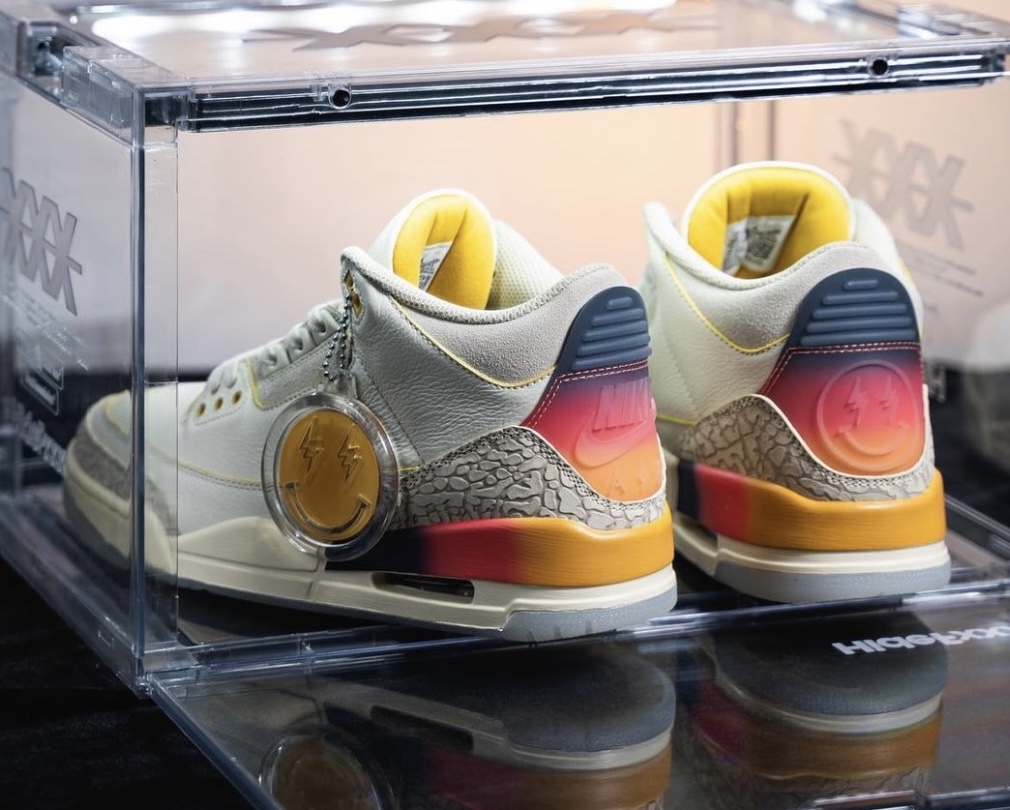 Sneaker News on X: J Balvin spotted in his upcoming Air Jordan 3