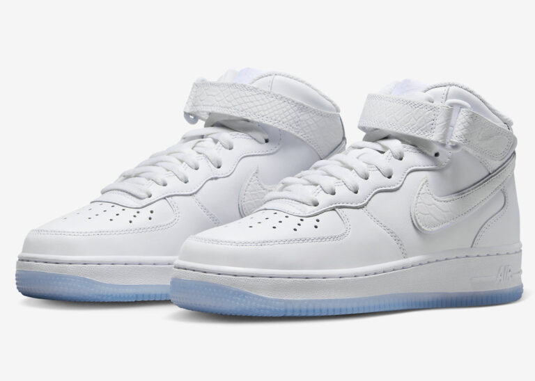 Nike Air Force 1 Mid White Ice Reptile FN4274-100 | SneakerFiles