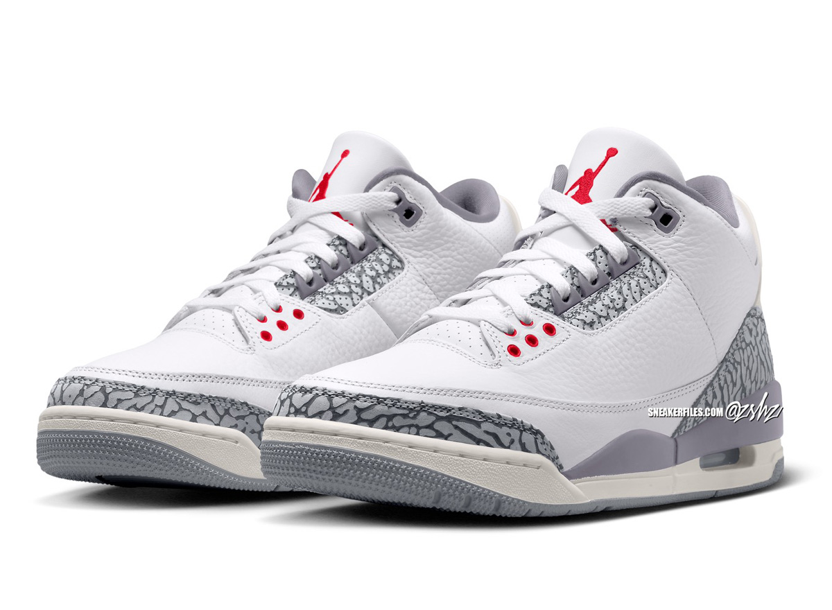 Air Jordan 3 Cement Grey CT8532106 2024 SneakerFiles