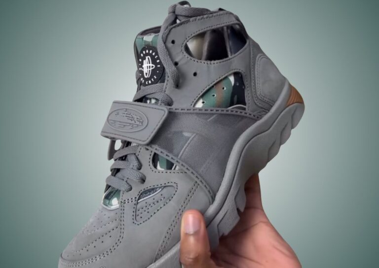 Corteiz Nike Air Trainer Huarache Flat Pewter