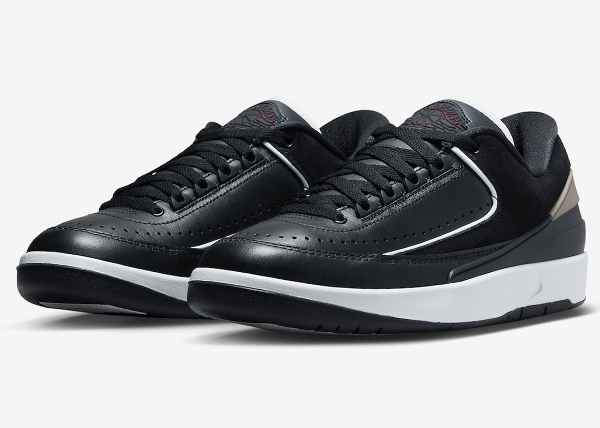 Air Jordan 2 Low Black Varsity Red DX4401-001 | SneakerFiles