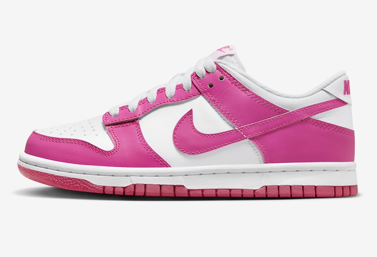 Nike Dunk Release Dates 2024 SneakerFiles   Nike Dunk Low Laser Fuchsia 2024 