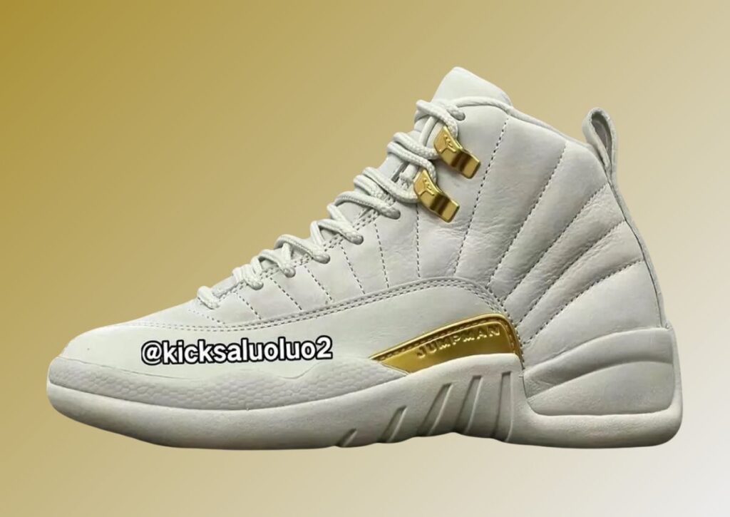 Beige jordans 12 best sale