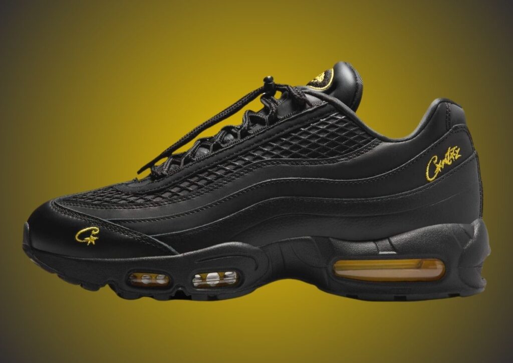 Corteiz Nike Air Max 95 Black Tour Yellow FB2709-003