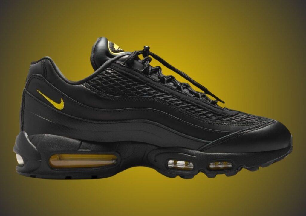 Corteiz Nike Air Max 95 Black Tour Yellow FB2709-003