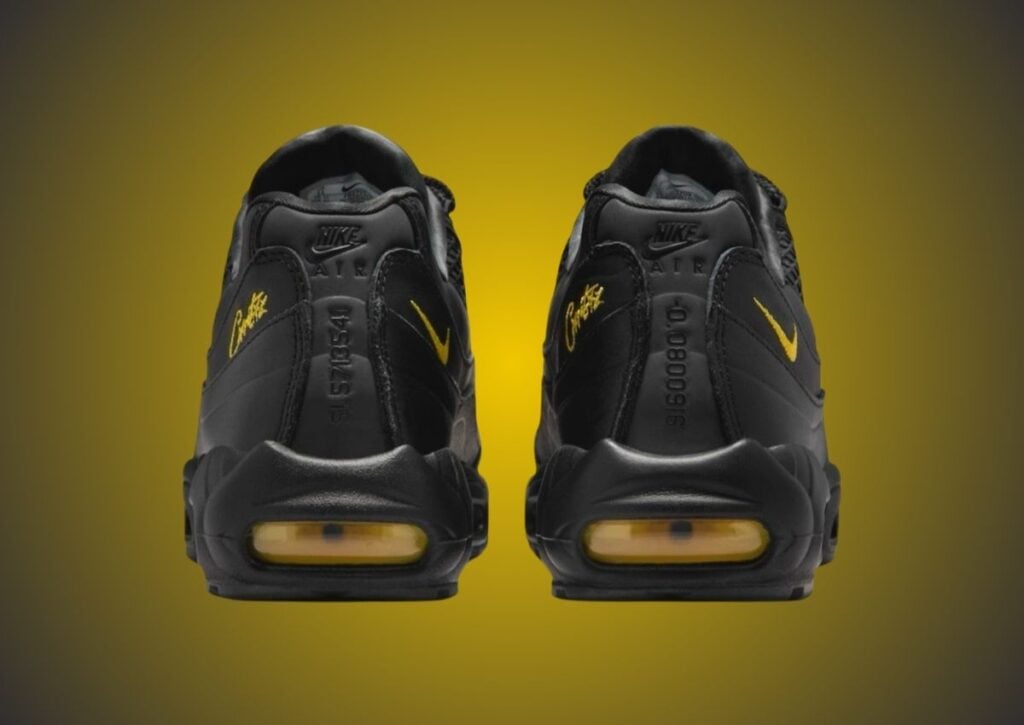 Corteiz Nike Air Max 95 Black Tour Yellow FB2709-003