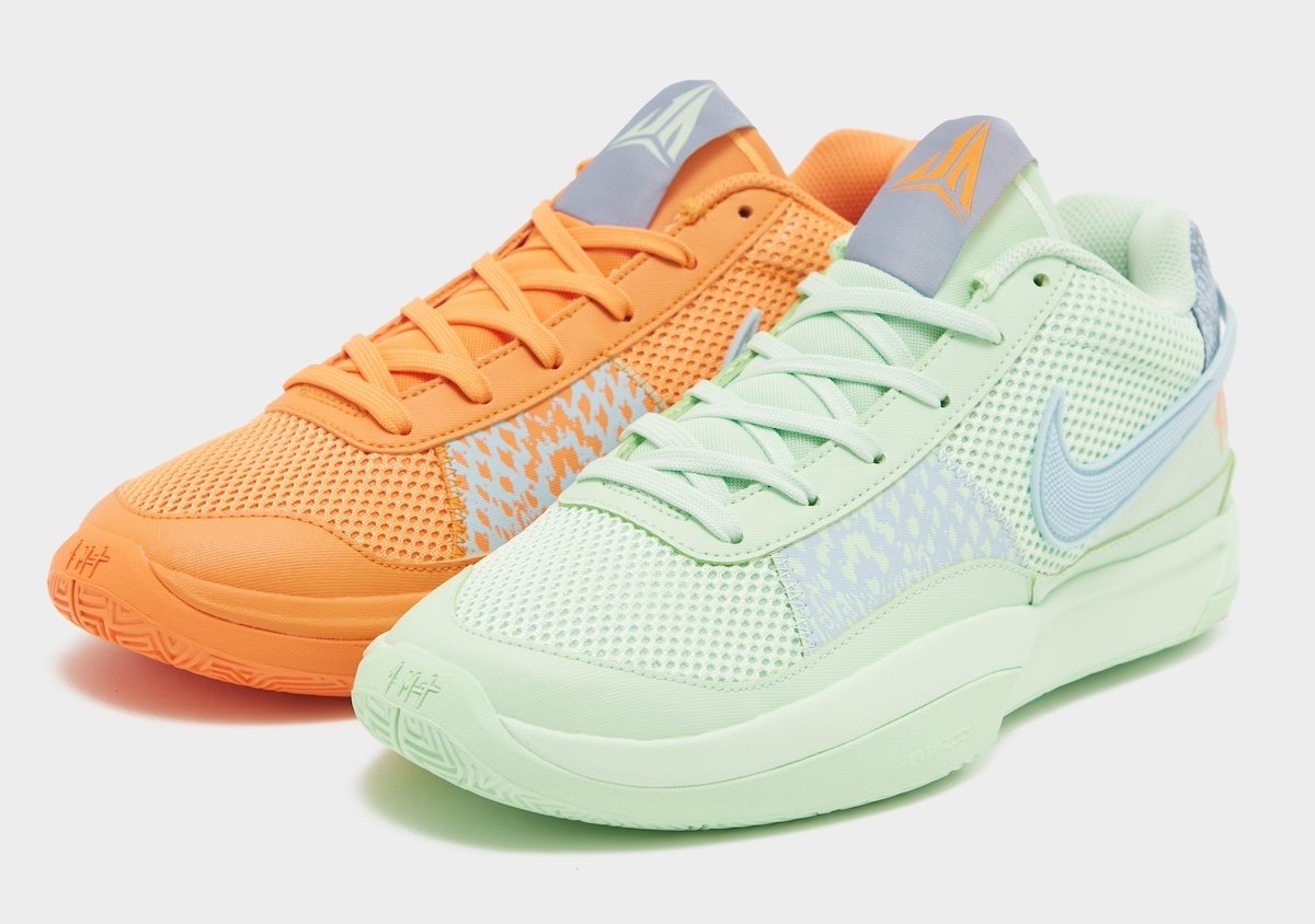 Nike Ja 1 Bright Mandarin Vapor Green FQ4796-800 | SneakerFiles