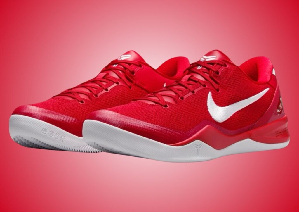 Kobe red shoes hotsell