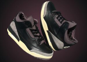 A Ma Maniere x Air Jordan 3 “Black” Releases August 2024
