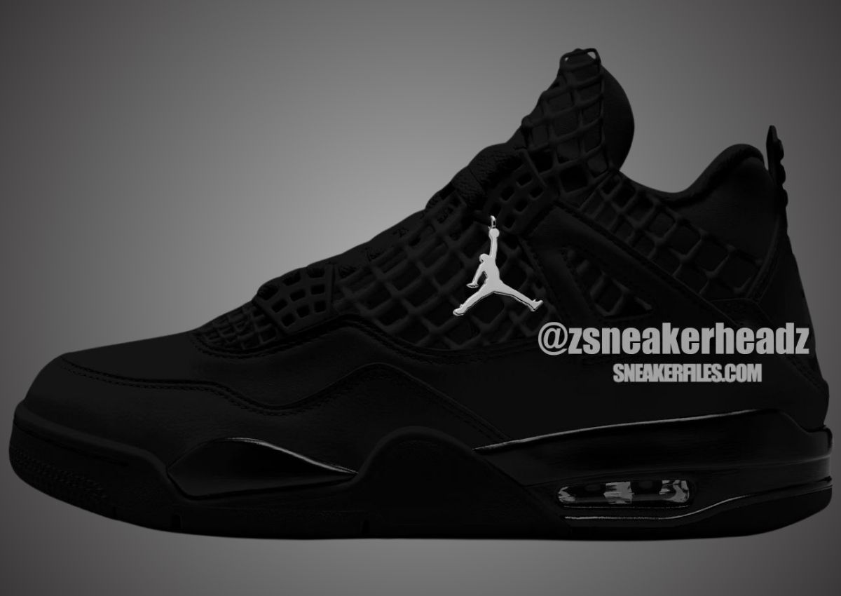 Air Jordan 4 NET “Black” Releases Spring 2025 Sneakers Cartel