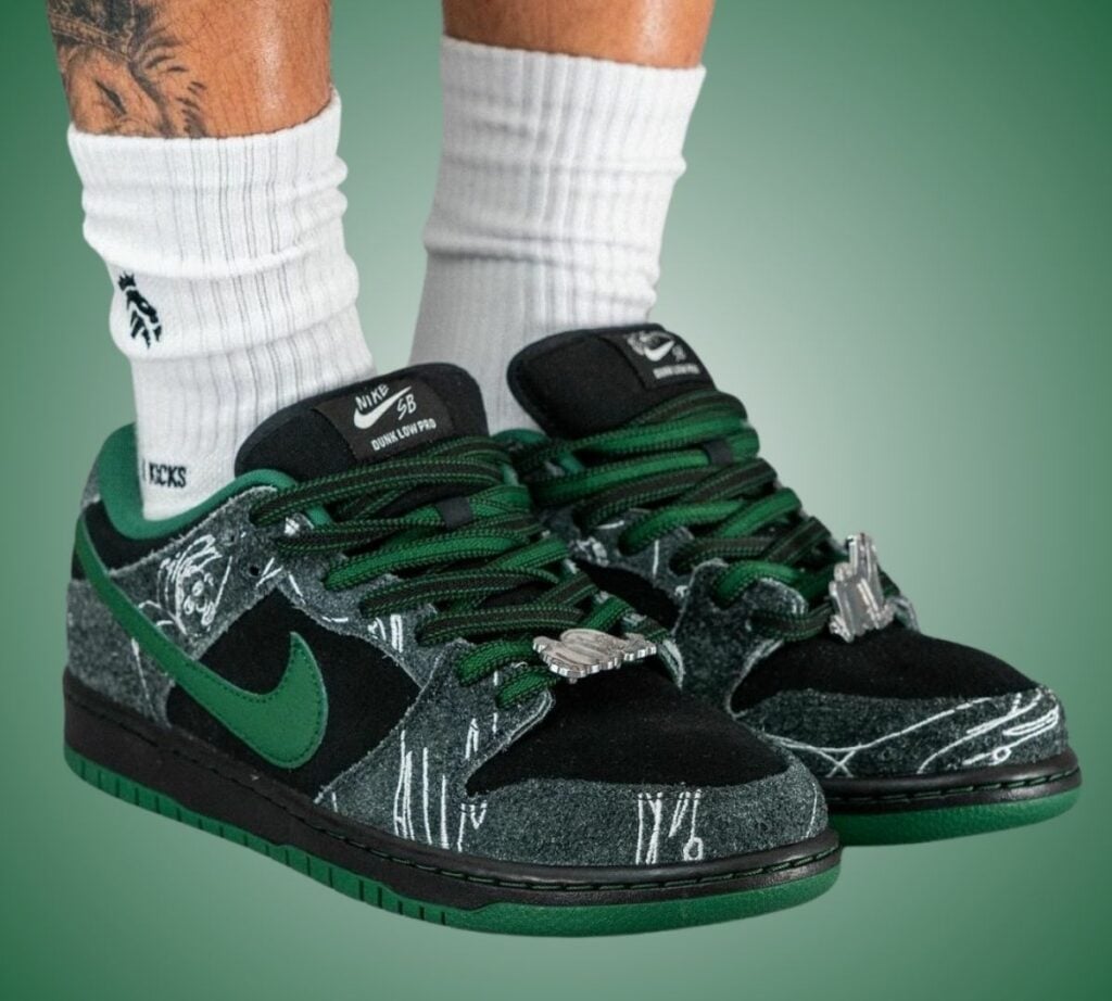 There Skateboards Nike SB Dunk Low On-Feet