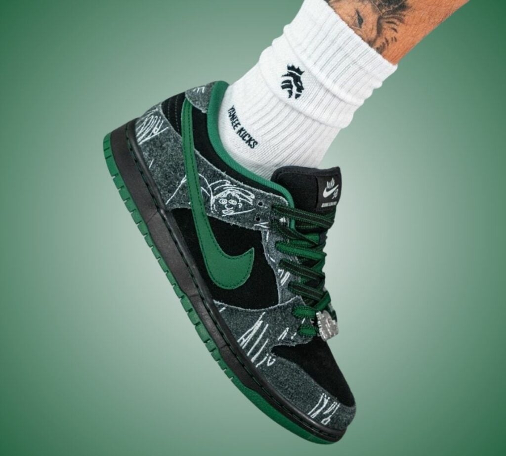 There Skateboards Nike SB Dunk Low On-Feet