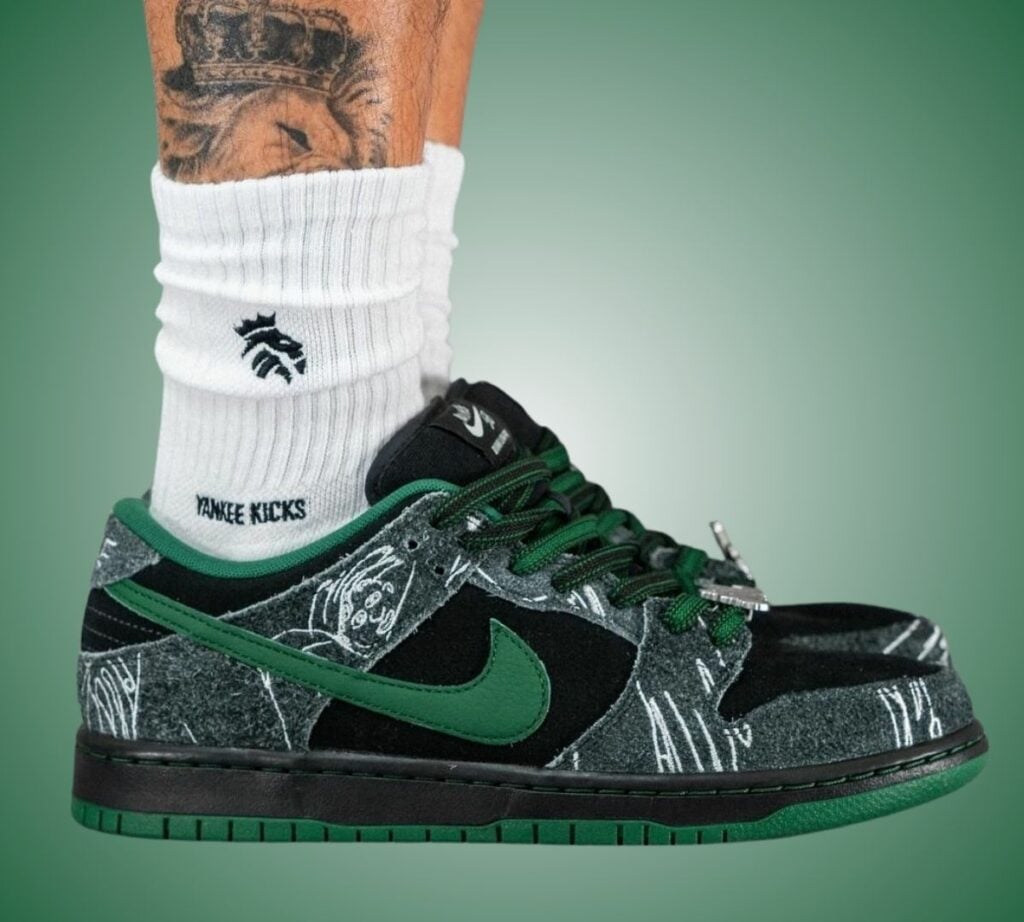 There Skateboards Nike SB Dunk Low On-Feet