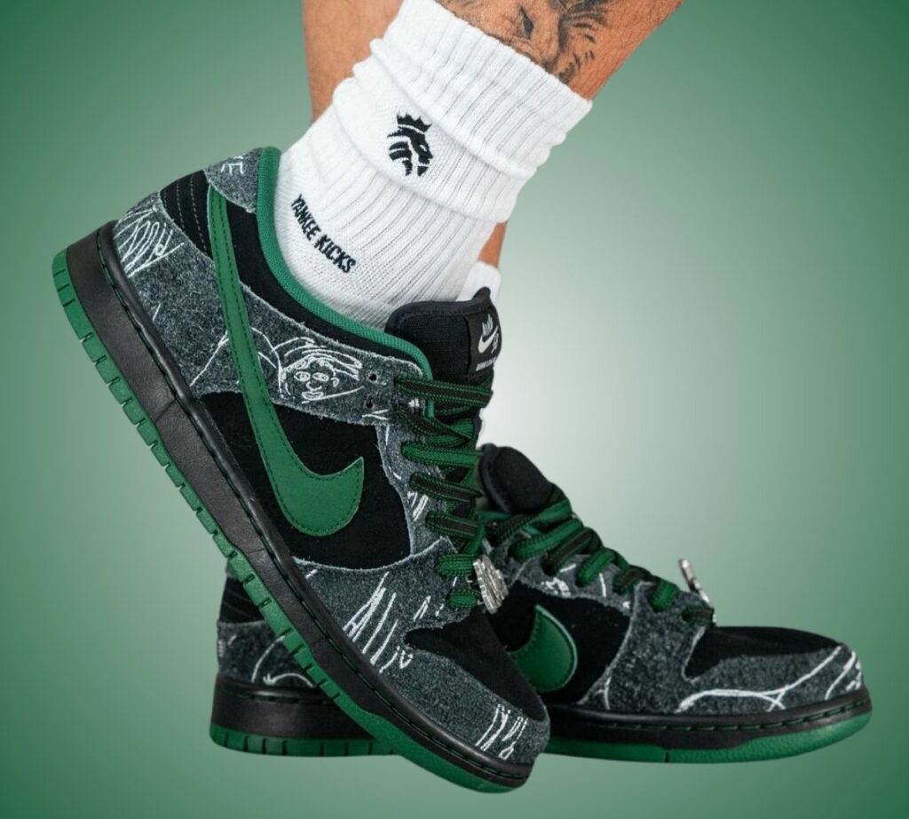 There Skateboards Nike SB Dunk Low On-Feet