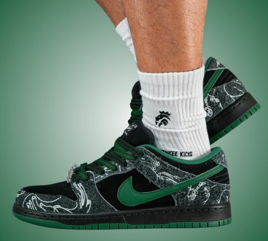 There Skateboards Nike SB Dunk Low On-Feet