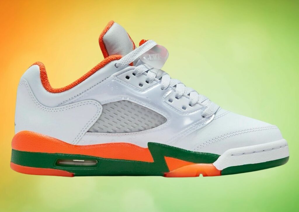 Air Jordan 5 Low GS Miami Hurricanes FQ1293-018