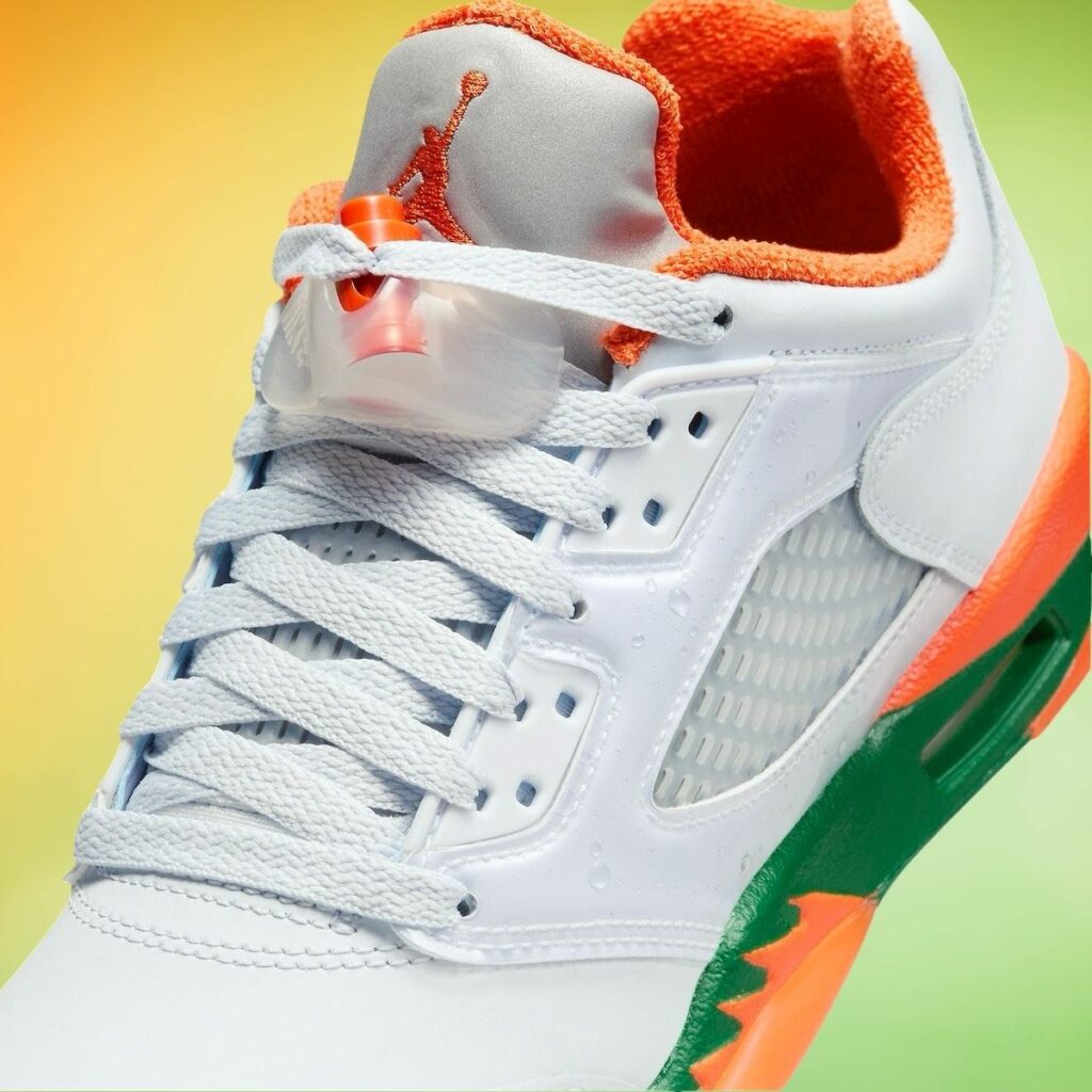 Air Jordan 5 Low GS Miami Hurricanes FQ1293-018