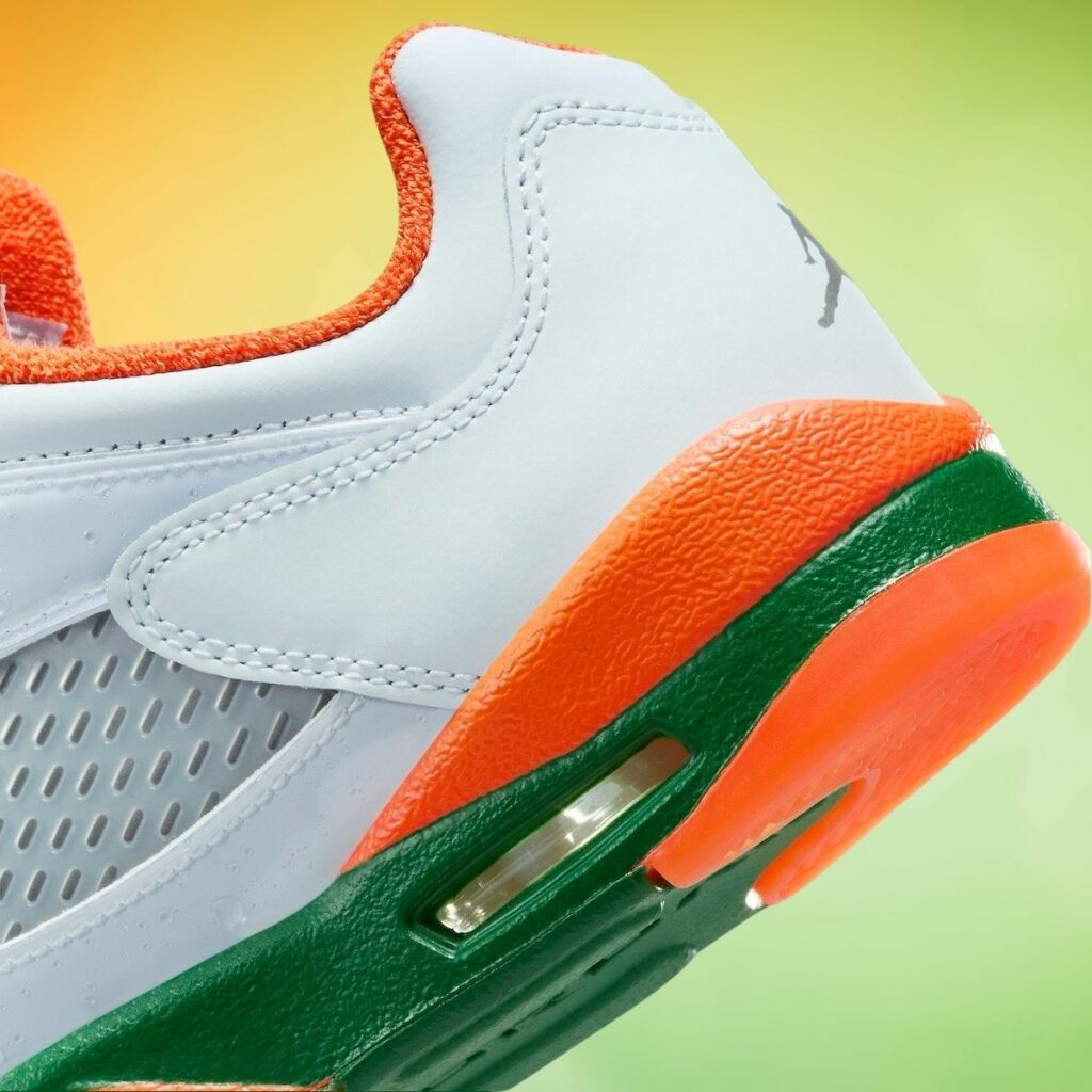 Air Jordan 5 Low GS Miami Hurricanes FQ1293-018