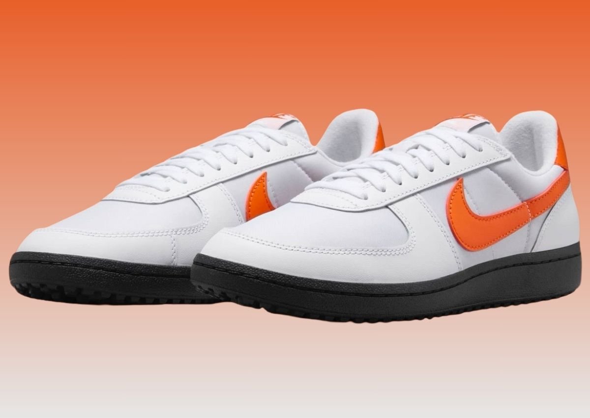 Fashion white air force orange tick