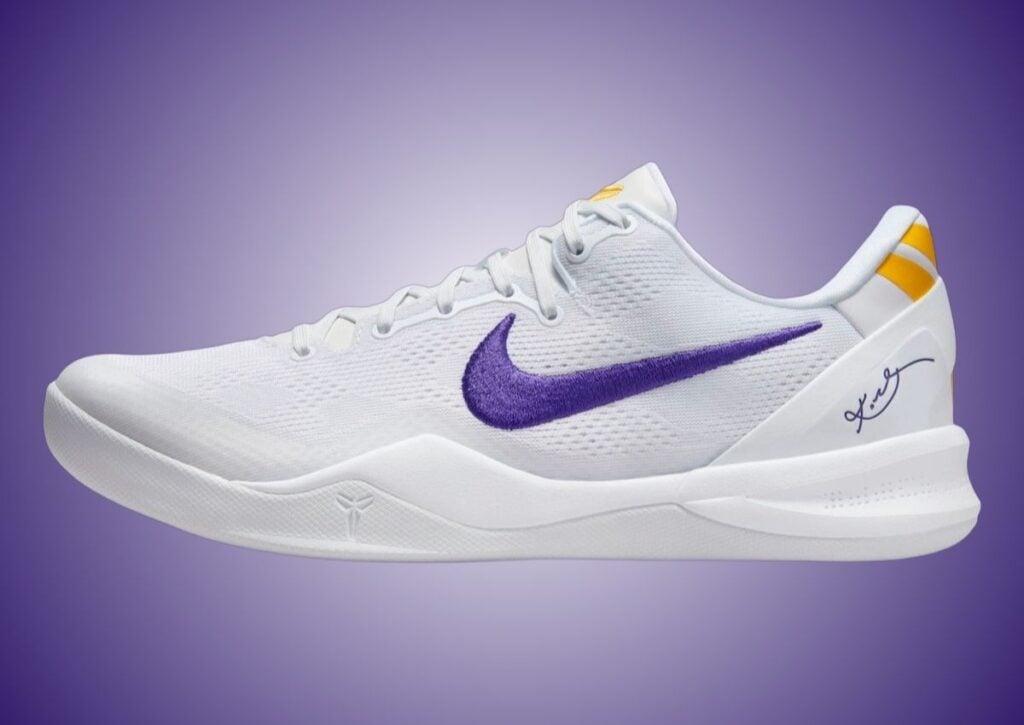 Nike Kobe 8 Protro Lakers Home HF9550-100 Release Info