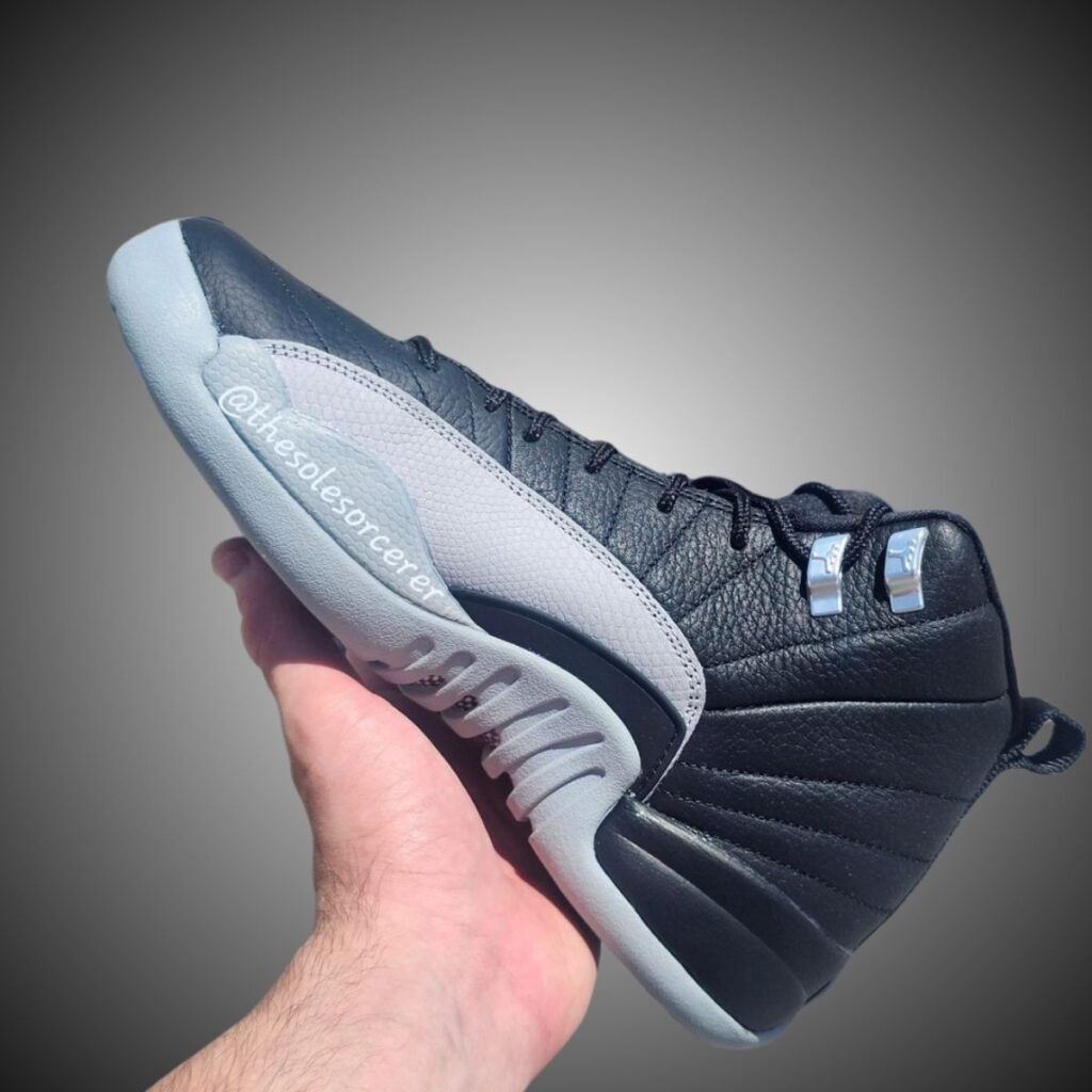 Air Jordan 12 GS Black Wolf Grey 153265-010 2024