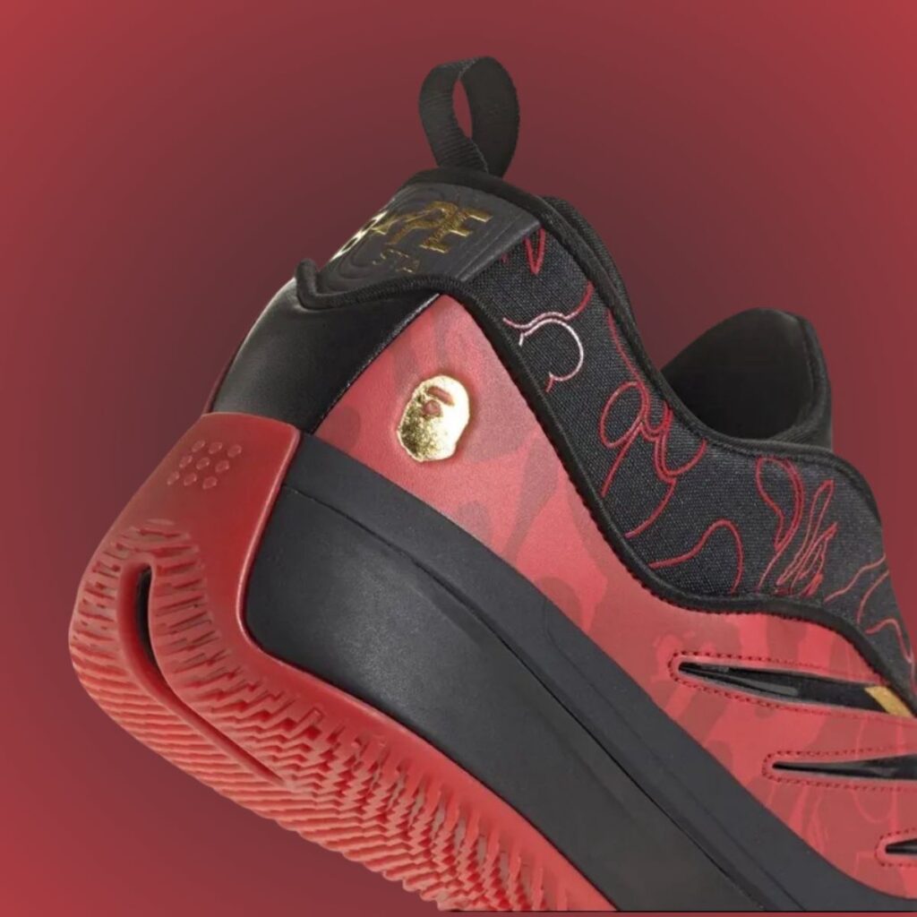 Bape adidas Dame 9 Better Scarlet IH0786 Release Details