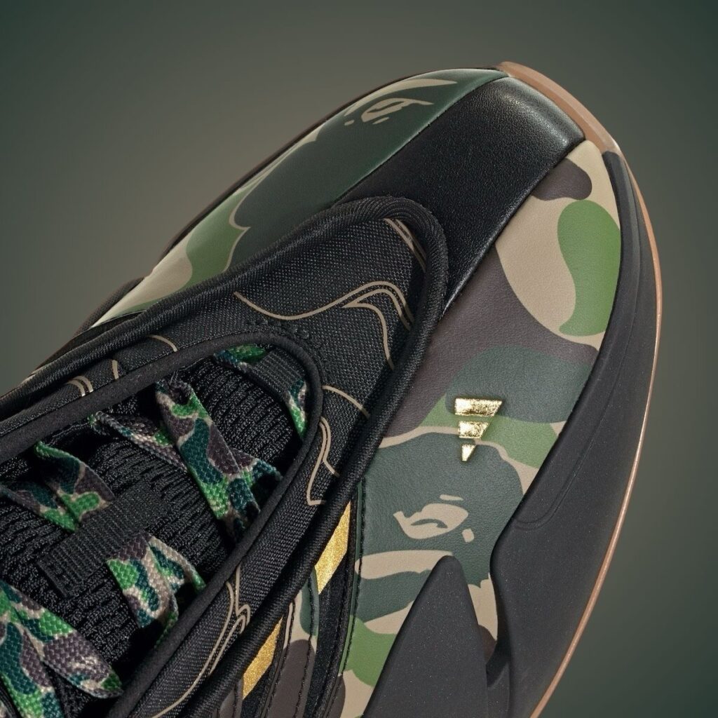 Bape adidas Dame 9 Green Camo JH6358 Release Details