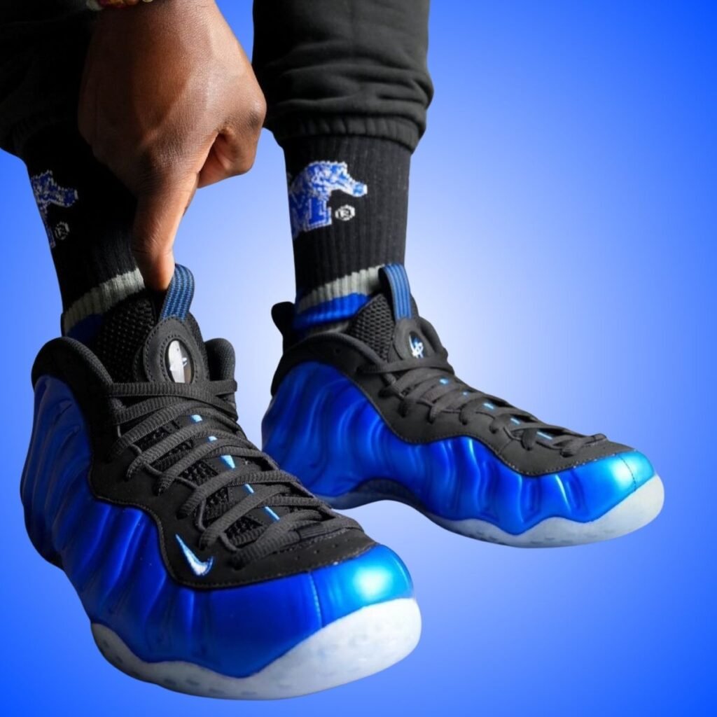 Nike foamposite royal online