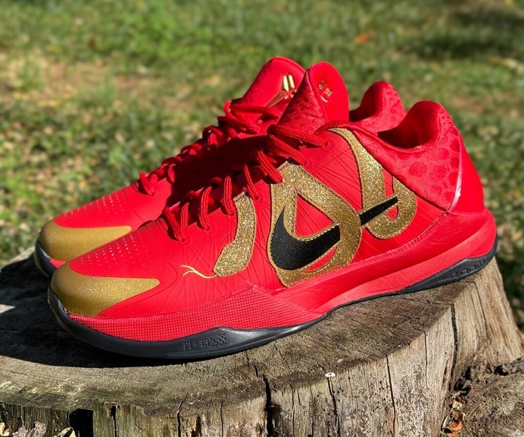 Nike Kobe 5 Protro Year of the Mamba University Red Metallic Gold HF5182-600