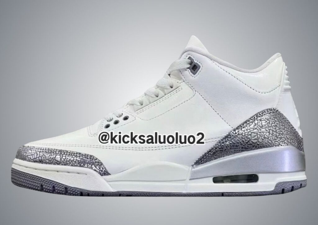 Air Jordan 3 Sail Cement Grey Metallic Silver CK9246-100