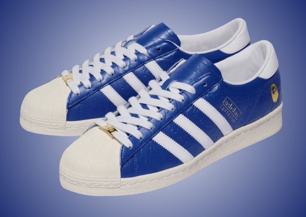 Bape adidas Superstar Blue White JR2702