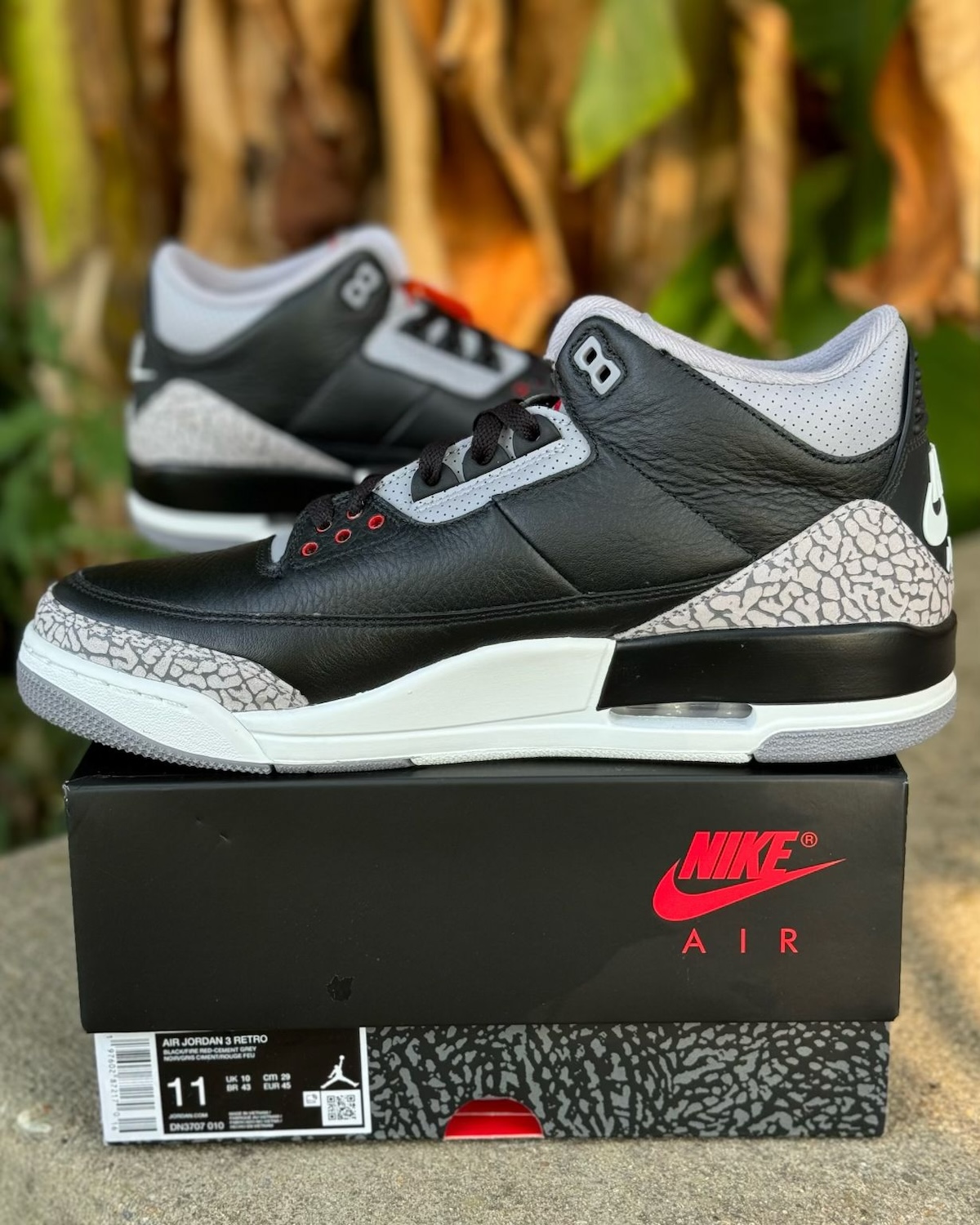 Air Jordan 3 OG Black Cement 2024 DN3707-010 | SneakerFiles