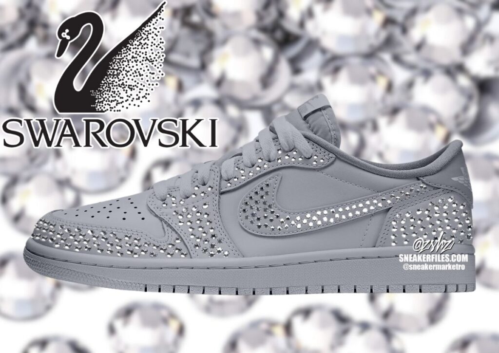 Swarovski Air Jordan 1 Low OG HM9208-001 2025