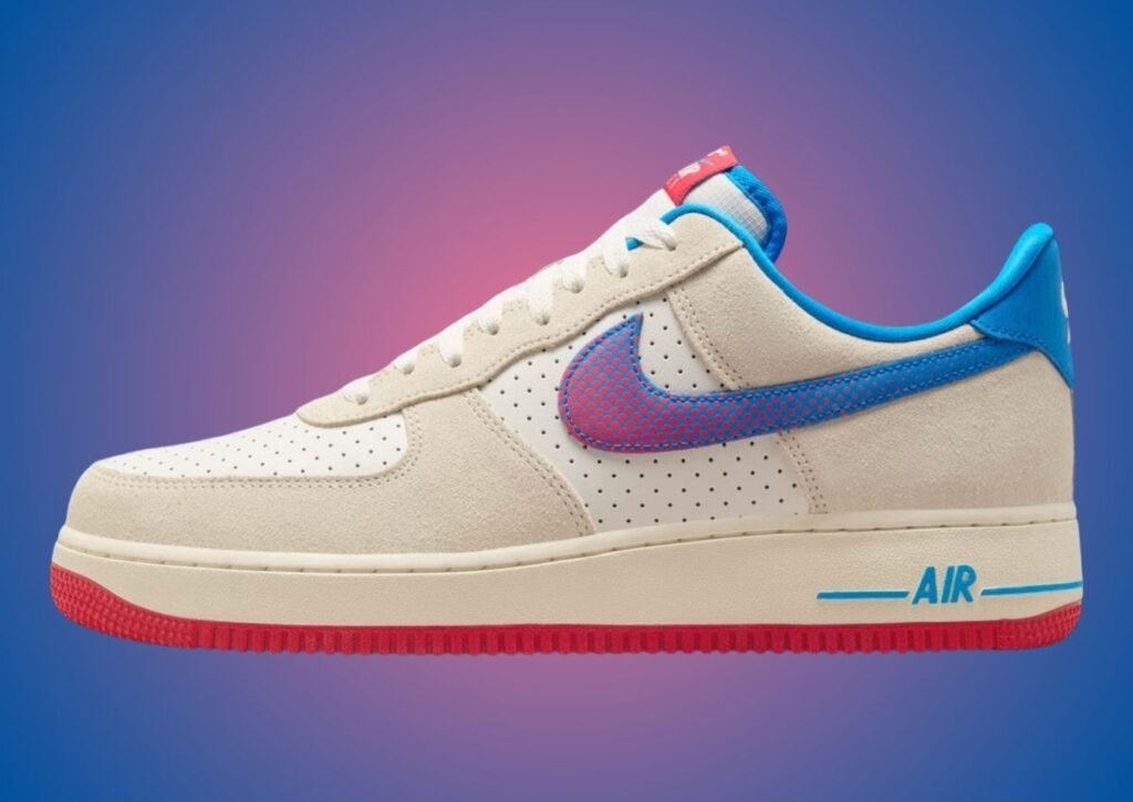 Nike Air Force 1 Low Nike Inc Coconut Milk Sail Photo Blue University Red HQ3618-113