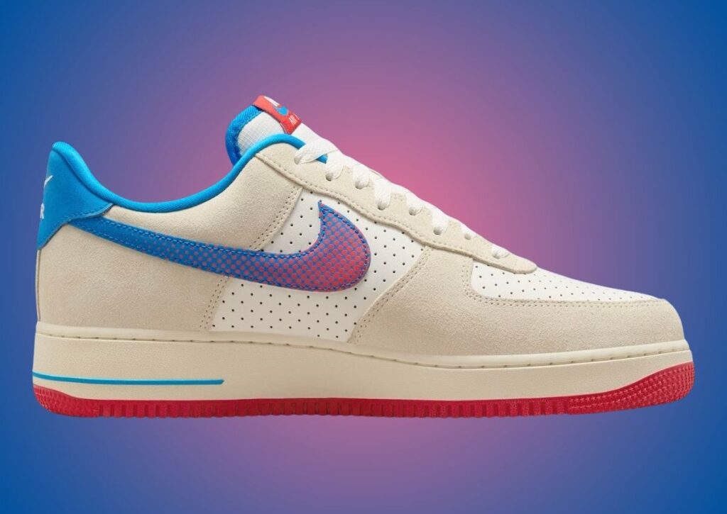 Nike Air Force 1 Low Nike Inc Coconut Milk Sail Photo Blue University Red HQ3618-113