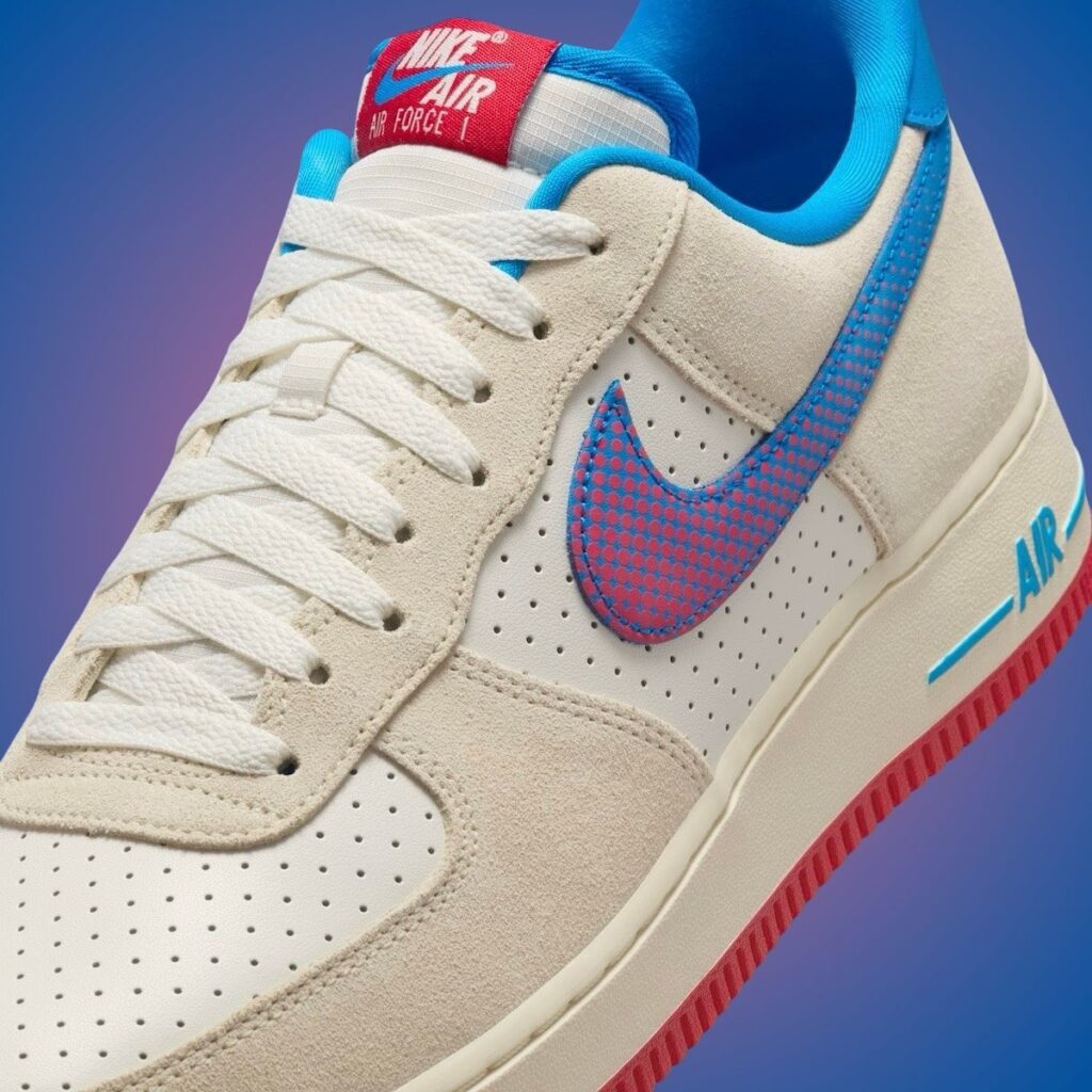 Nike Air Force 1 Low Nike Inc Coconut Milk Sail Photo Blue University Red HQ3618-113