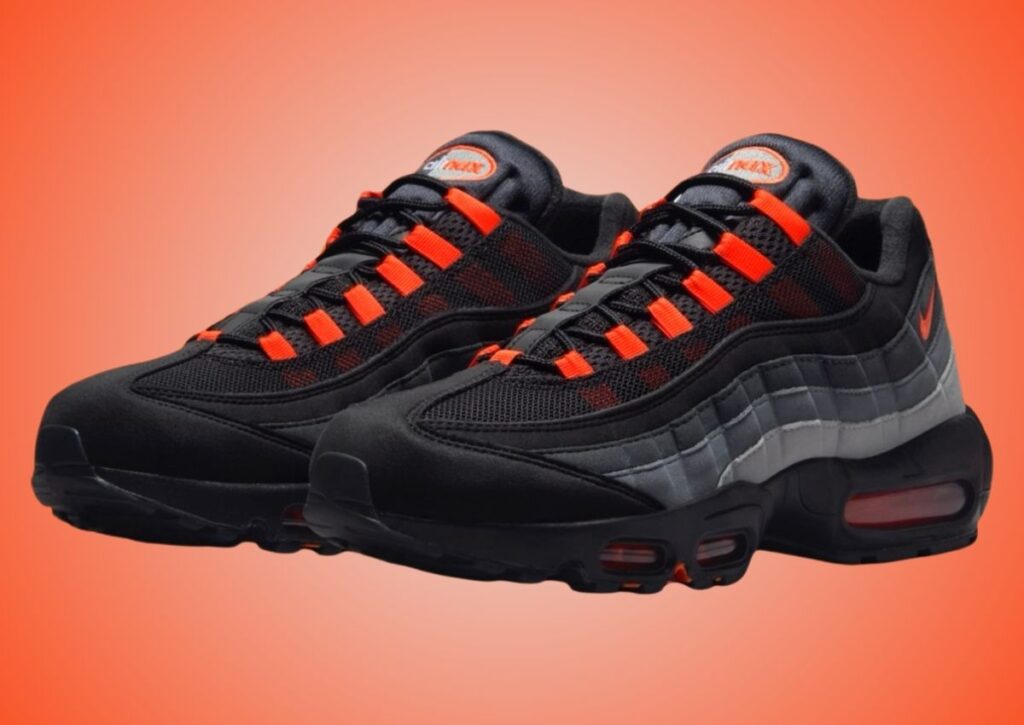 Nike black air max 95 best sale